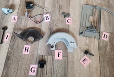 Replacement parts for Ryobi RY6200 14.4v 5 1/2" Cordless Circular Saw (L)