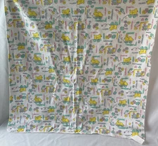 Springmaid Cotton Receiving Blanket Duck Bunny Baby Flannel Swaddle ABC Hospital