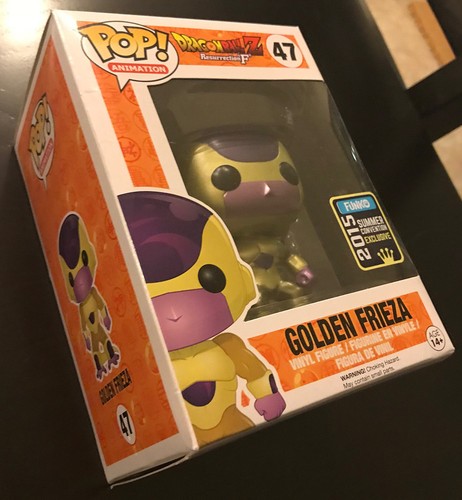 GOLDEN FRIEZA EXCLUSIVO SDCC 2015 FUNKO POP! ANIMACIÓN DRAGON BALL Z #47 RARE - Imagen 8 de 12