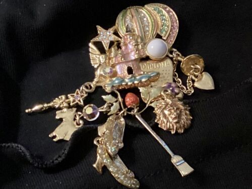 Vintage Kirks Folly Wizard Of Oz Brooch