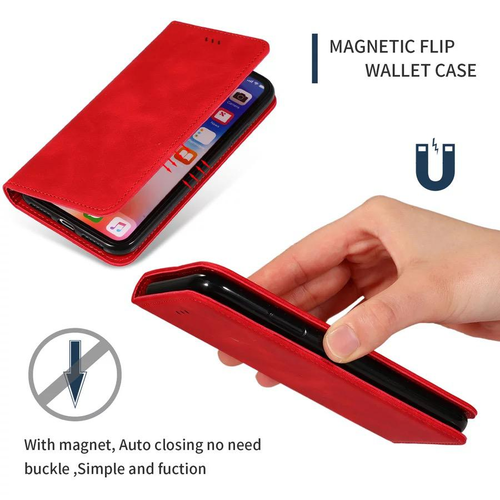 Magnetic Case Cover for iPhone XR Flip Leather Card Wallet - Picture 3 of 18