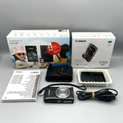 CANON IXUS 162 ESSENTIALS KIT Kamera komplett mit 20MP Box - 8x Zoom