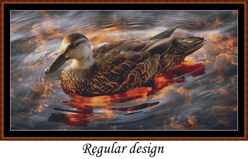 RIPPLES ~ Kreuzstichmuster (Punto Cruz) (Ente) - Bild 5 von 5