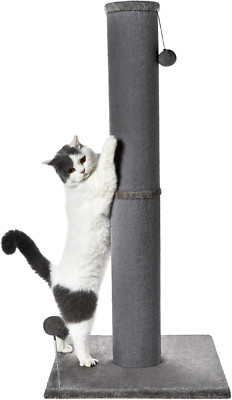 Bobcat Cat Scratching Post for Indoor Tall Cat Scratch Post Large Gray