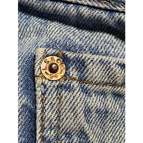 90s Vintage Made in USA Levi's 501XX Denim Pants in BL, W35 90s Vintage Made in USA Levi's 501XX Denim Pants in BL, W35