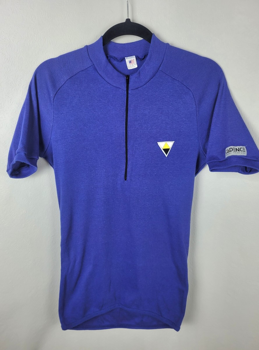サイクルジャージ　cadence VTG Cycling Jersey CADENCE Rhode Gear USA Cycling Blue