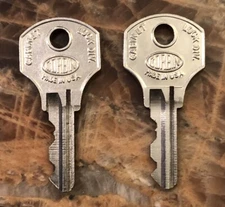 Vintage Corbin Cabinet Keys 