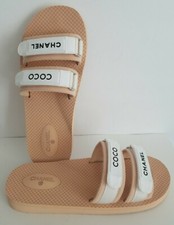 coco chanel jelly slides