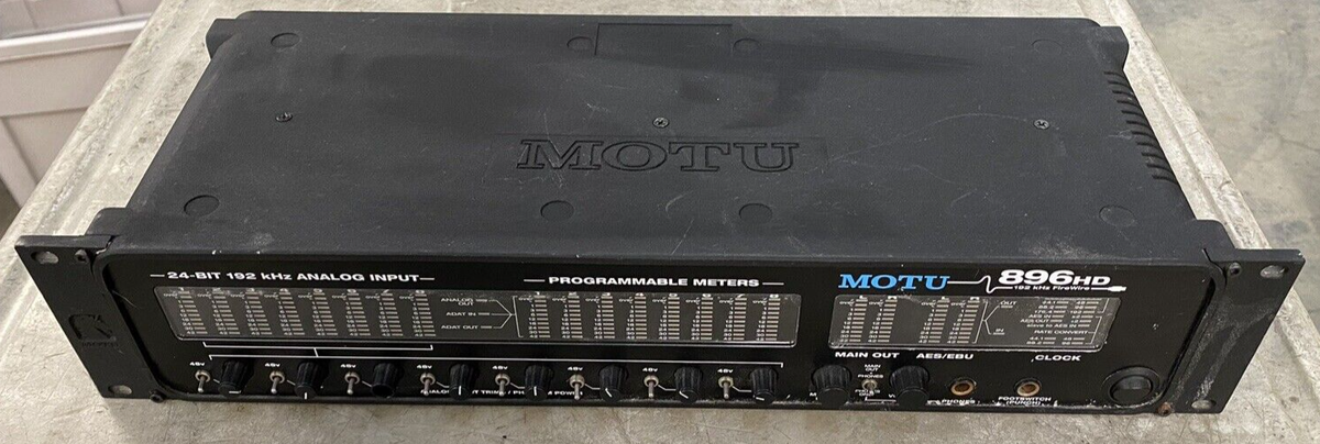 MOTU 896HD 8-Channel FireWire Audio Interface Unit | eBay
