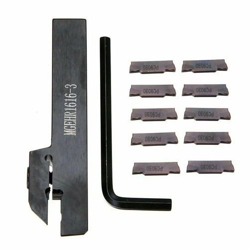 MGEHR1616-3 Lathe Turning Holder Boring Bar + 10pcs MGMN300 Insert-Set Durable - Picture 3 of 11
