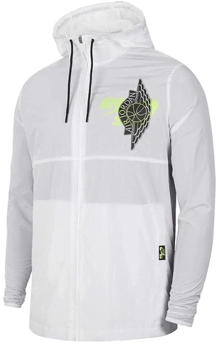 White Air Jordan Activewear Jackets for Men