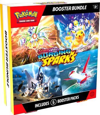 Pokemon TCG Surging Sparks Booster Bundle Box Factory Sealed | eBay