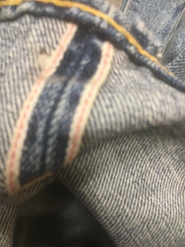 RRL Low Straight Selvage Jeans men double rl Springdale Wash,new light blue$440 - Picture 5 of 8