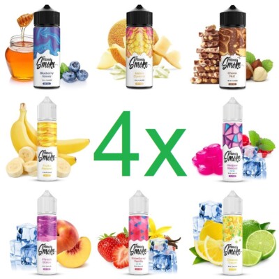 4 x Flavour Smoke Aroma je 10ml (40ml) für 240ml bis 480ml E-Liquid