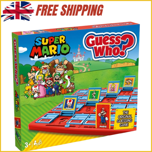 Zgadnij kto? Super Mario Edition Zabawna postać Zgadywanie Gra planszowa Fabrycznie nowa 3+ - Zdjęcie 1 z 7