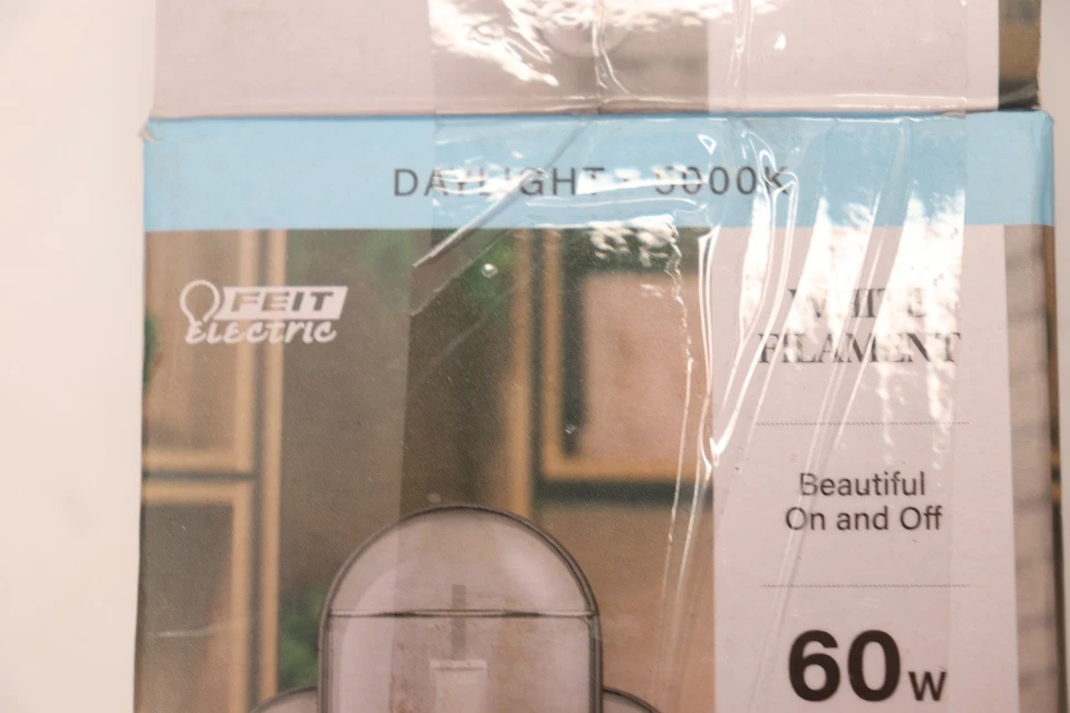 (4-Pk) Feit Electric LED Light Bulb 60-Watt Equivalent T10L Dimmable - Image 3 of 4