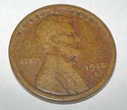 1912-S 1C Lincoln Wheat Cent Key Date G-VG Condition!