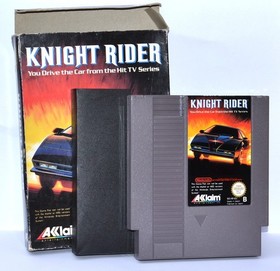 Nintendo NES gioco "Knight Rider" con scatola originale + custodia protettiva