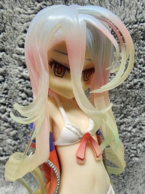 Shiro Swimsuit Style No Game No Life 1/7 PVC Aquamarine Anime Manga Figure