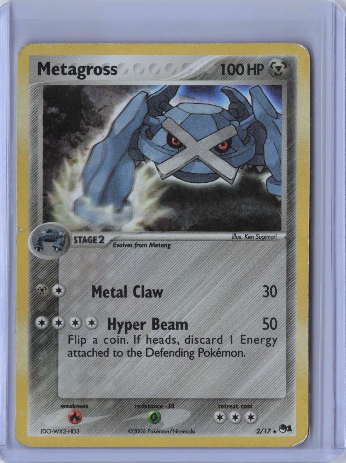 Metagross Holo Rare 2/17 - POP Series 1 -  2006 Pokemon TCG HP