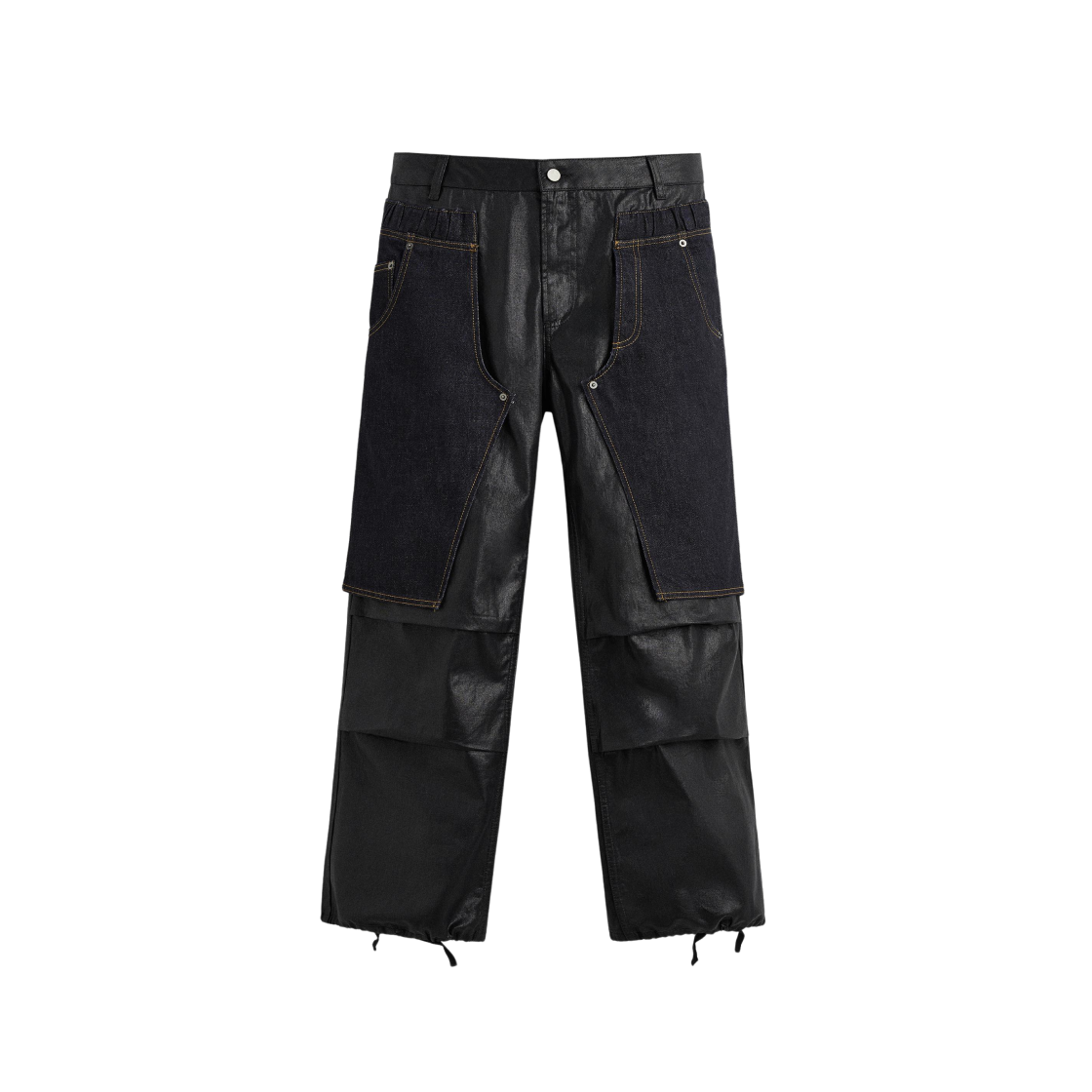 Zara x Andersson Bell Combined Layered Jeans Black | eBay