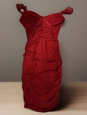 Windsor Red Corset Lace Dress, Women’s Size Small Dress for Date Party Club