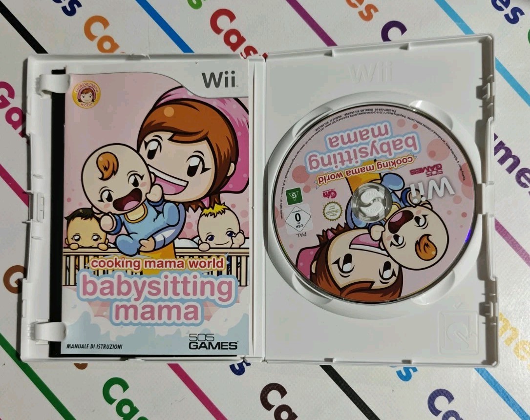 COOKING MAMA BABYSITTING NINTENDO WII PAL ITALIAN MINT Baby Sitter 