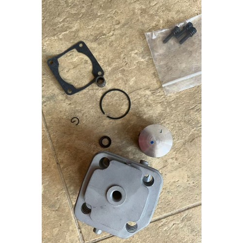 USED 4 Bolt 32CC Engine Cylinder Kit 38mm For RV Zenoah 1/5 HPI Baja RC CAR