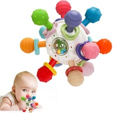 Baby Montessori Sensory Toys for 0-6 6-12 Months, Baby Teether Teething Toys fo