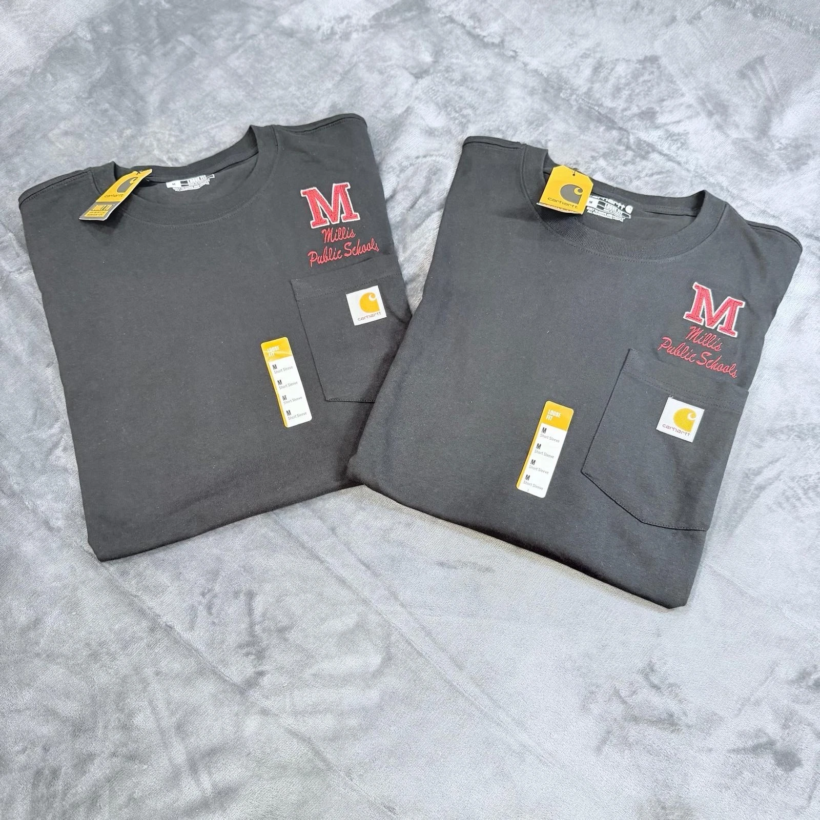 NWT Blunde 2 Carhartt Men's Workwear Black T-Shirt Size Sz M Loose Fit K87-M USA