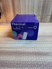 thermal label printer 2.5 X 1.5 Green paper O  Replacement Paper