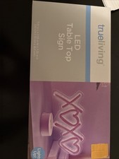 Tabletop XOXO Led Lighted Acrylic Sign By True Living Pinks