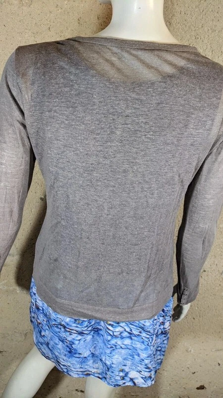 Comptoir des Cotonniers Taille 38  Superbe gilet femme beige - Photo 3/4