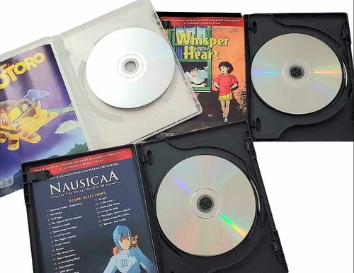 3 Studio Ghibli Anime DVD My Neighbor Totoro Whisper of Heart Nausicaa Miyazaki - Picture 5 of 6