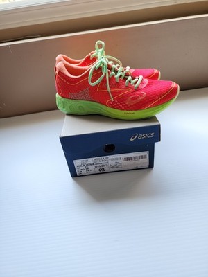 ASICS Noosa FF Running Shoes Women s 7.5 Pink Green Marathon