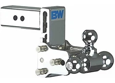 CLASS V 2 1/2IN RECEIVER CHROME TOW & STOW 8IN MODEL 5IN DROP 5.5IN RISE