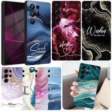 For Samsung Galaxy S24 S25 Ultra A16 A54 Marble Textured Custom Phone Case Cover