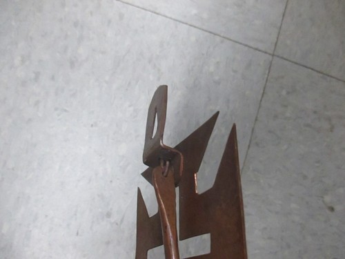 Vintage Copper MALTESE CROSS Wall Mount Bracket for Hanging Sanctuary Items - Bild 19 von 20