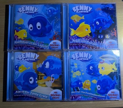 Benny Blaufisch Folge 1,2,3,4 Hörspiel CD Kinderhörspiel Abenteuer In Der Lagune