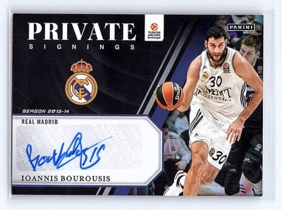 Ioannis Bourousis 2024-25 Donruss EuroLeague #PS-IOA Private Signings Auto