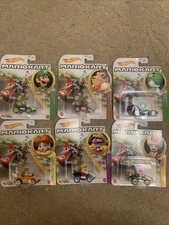 Hot Wheels Mario Kart  1/64 Scale Diecast Lot of 6