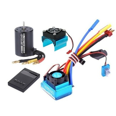 Für 1/10 HSP HPI RC Car 3900KV Motor 900W Leistung 120A ESC Programmierkarte