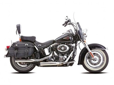 Harley Davidson Breakout Euro 4 Auspuff Endschalldämpfer Double Groove Slip-On Mufflers