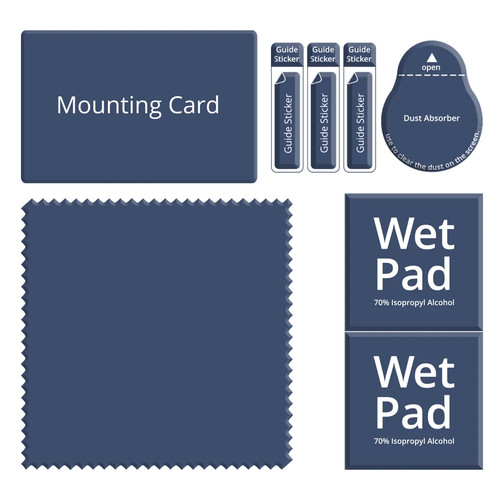 Full-Cover pour Circulaire Displays (ø: 28 mm) Protection Ecran Film Protecteur - Photo 8/8