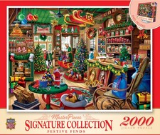 MasterPieces - Signature Collection - Festive Finds 2000 Piece Jigsaw Puzzle