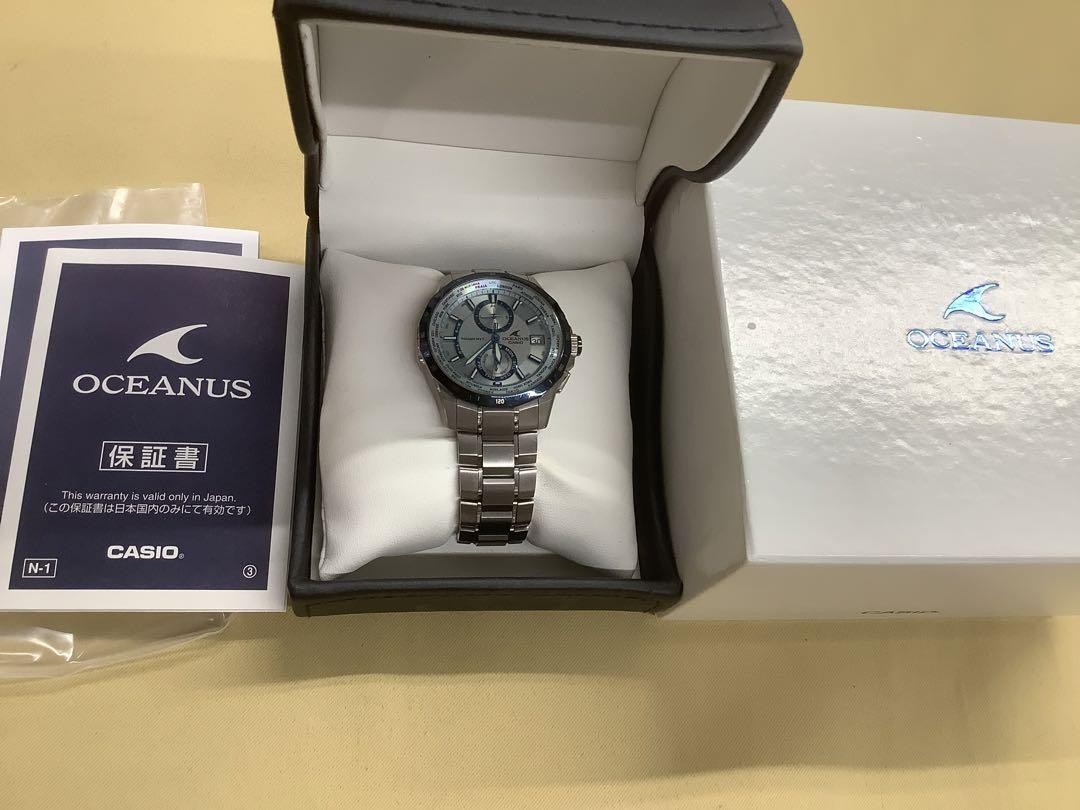 Casio Oceanus Manta OCW S2000P 2AJF Solar Radio Titanium