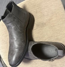 Georgia Boots Romeo Pendleton Black Leather Grey Heel, Mens 12W Slip Resistant Gray Men main image 2