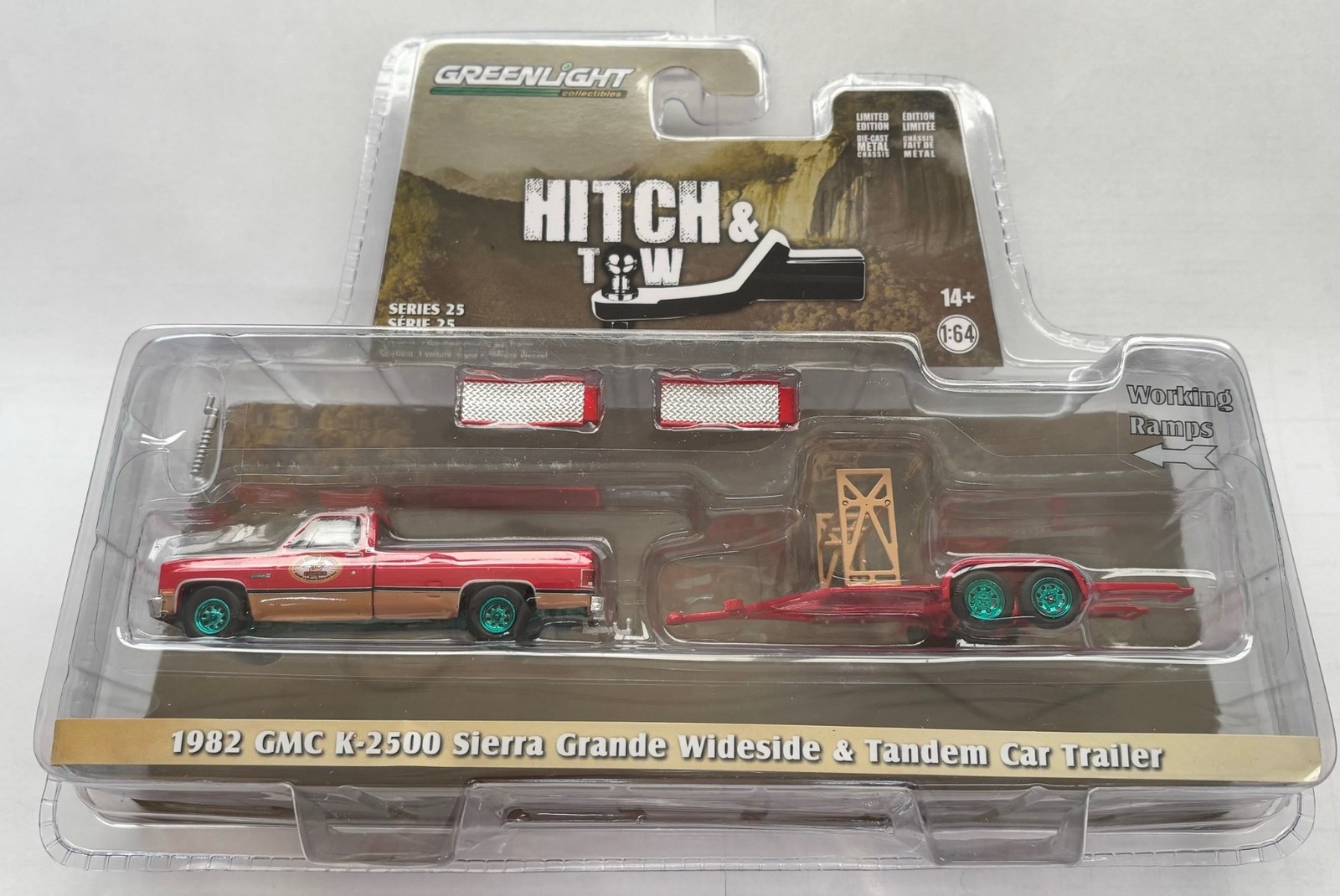 GMC K-2500 Sierra Grande 1982 Greenlight Mini Voiture de Collection