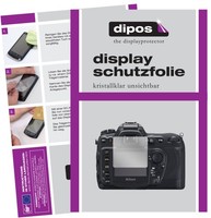 2X Schutzfolie Klar FüR Nikon D200 Displayschutzfolie Folie Display Schutz Dipos