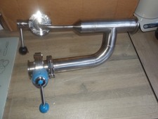 Gruppo Valvola a Farfalla Sanitaria in Acciaio Inox, Ristorazione